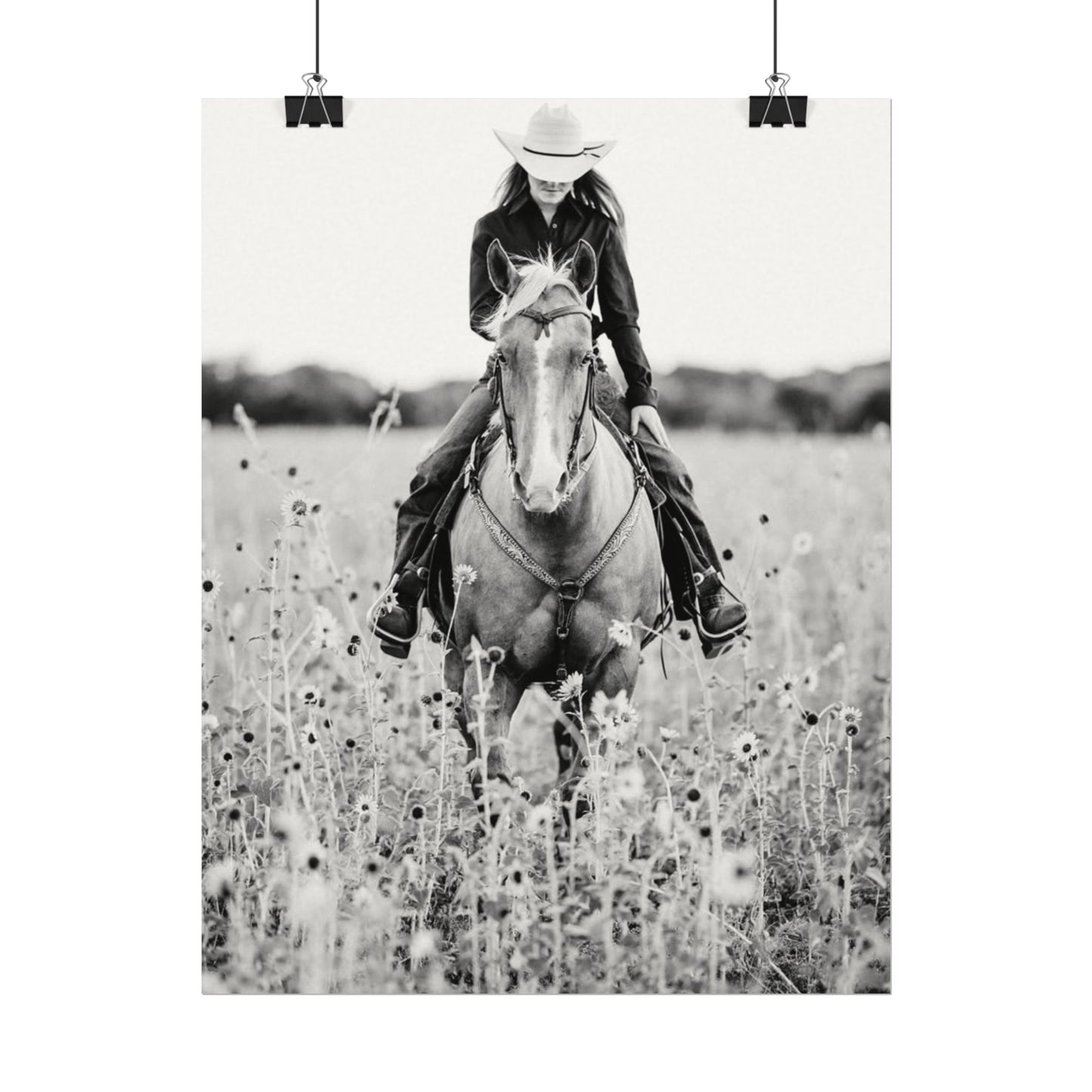 Summer Fields – Western Textured Watercolor Matte Posters