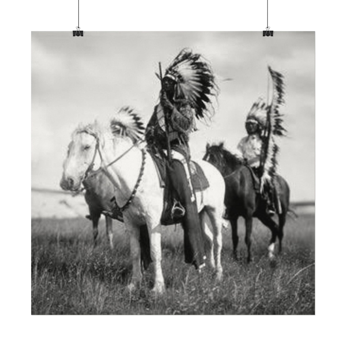 Feathers Of The Forgotten – Western Textured Watercolor Matte Posters