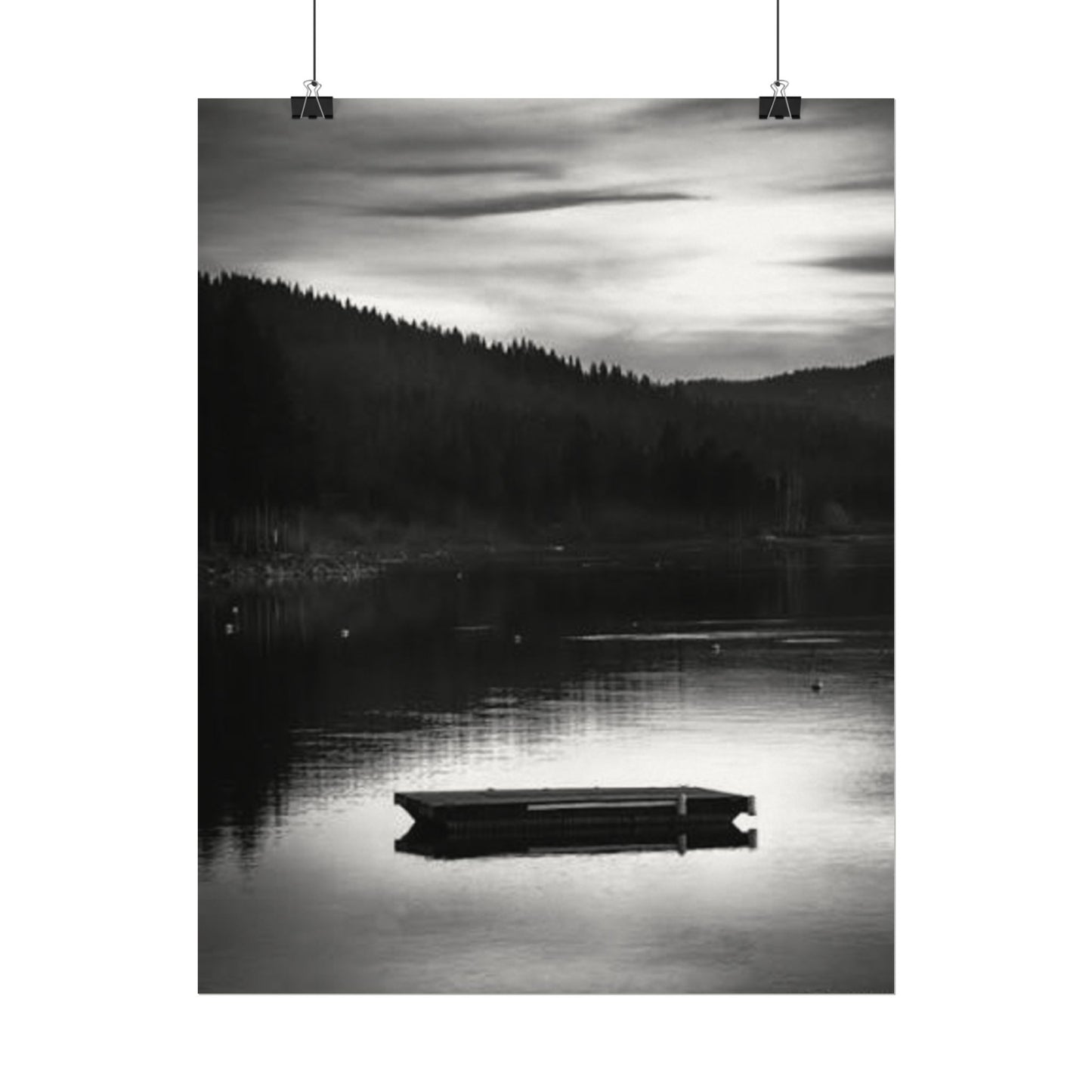 He Leads Me Beside Still Waters – Western Textured Watercolor Matte Posters