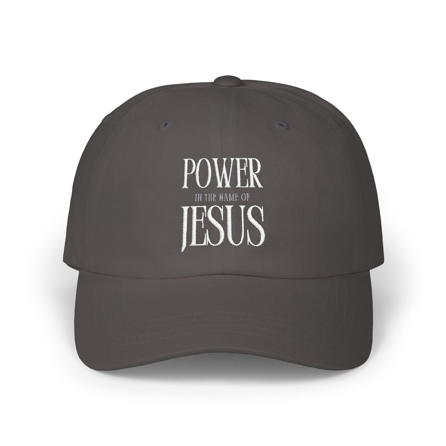 Inspirational Dad Cap, Power by Jesus Cap, Casual Hat for Men, Everyday Wear, Perfect Gift for Dads