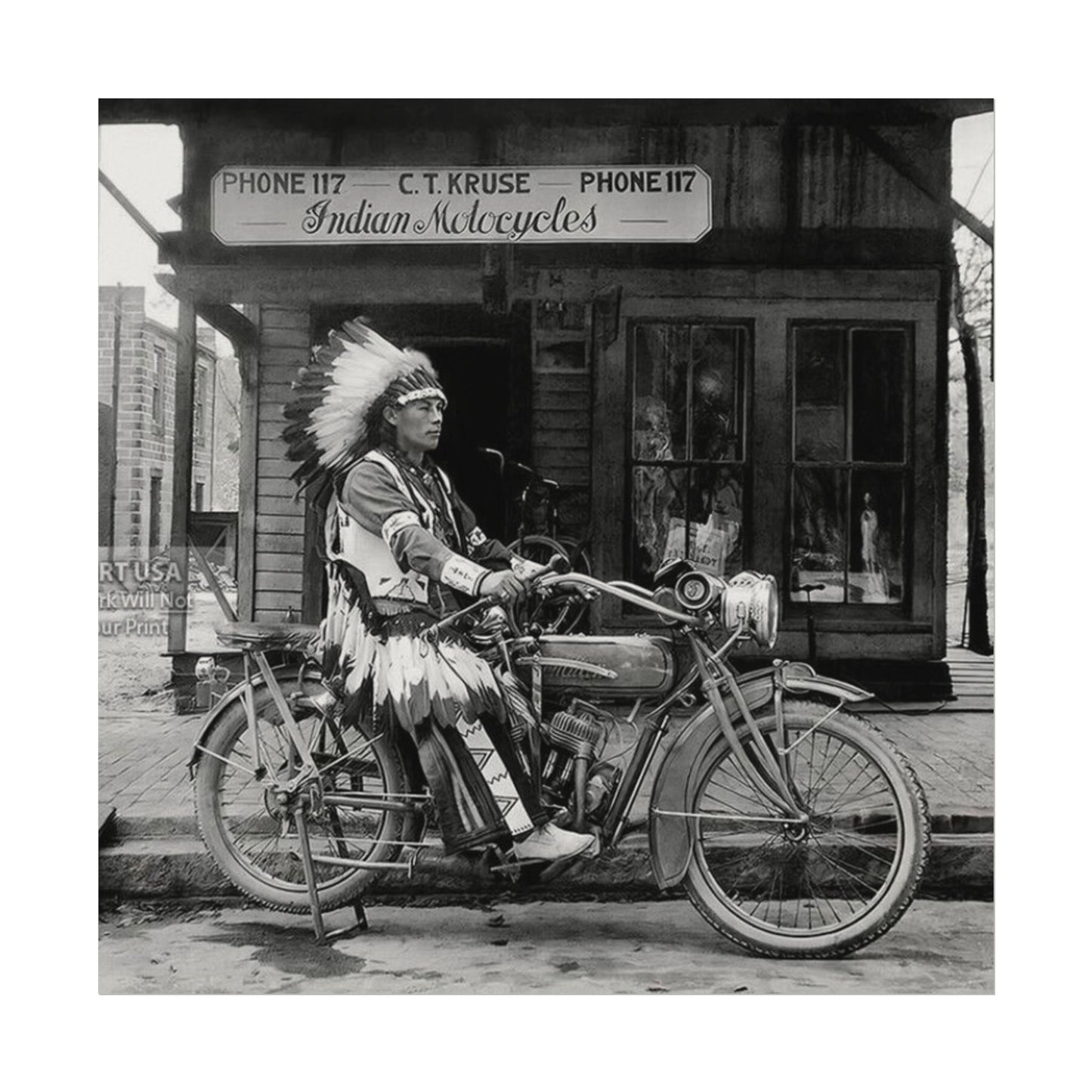 Metal Horse – Western Textured Watercolor Matte Posters