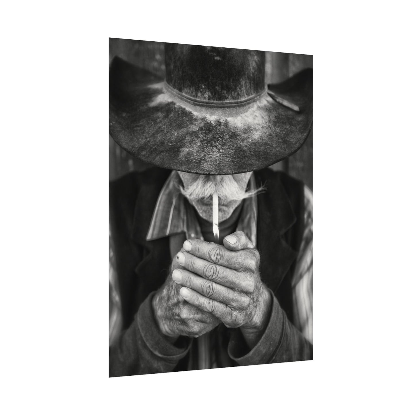 One More Draw – Western Textured Watercolor Matte Posters