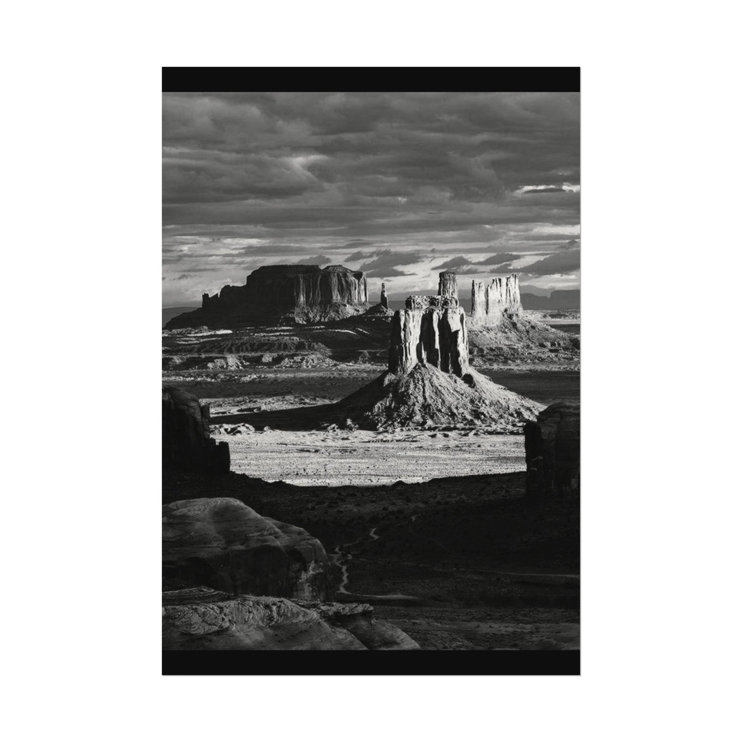 Vast Wonderland – Western Textured Watercolor Matte Posters