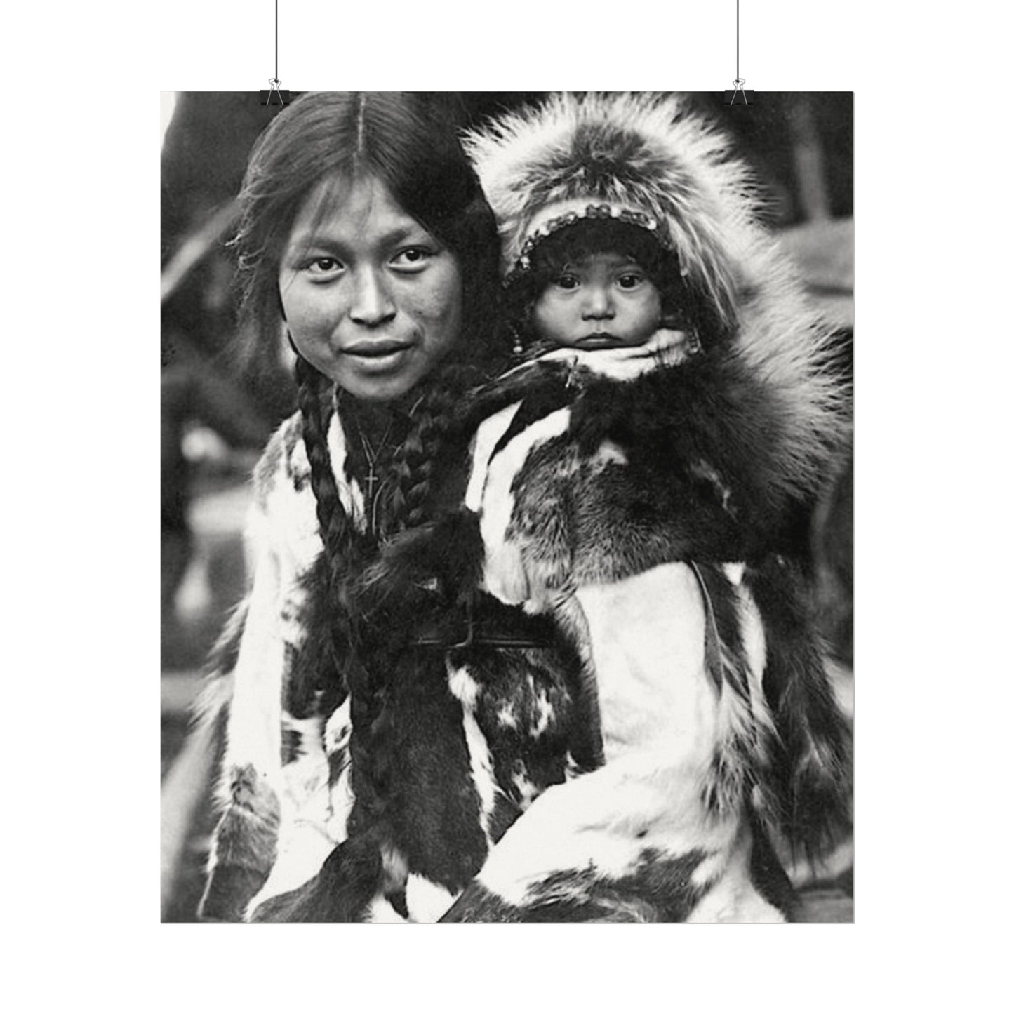 A Mother's Heart – Western Textured Watercolor Matte Posters