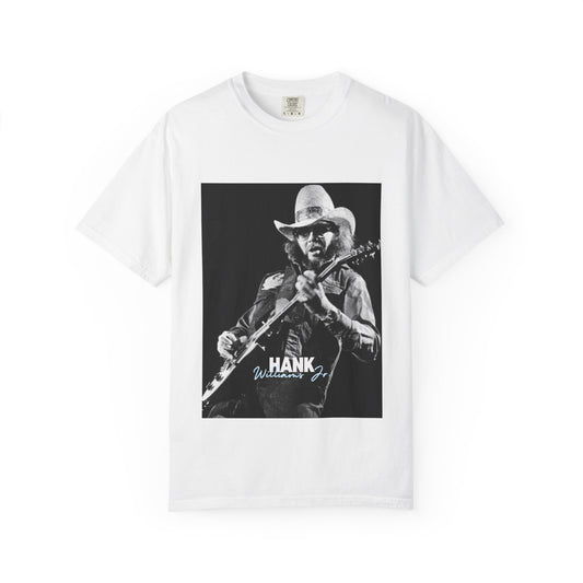 Vintage Rock Music Hank T-shirt, Perfect for Concerts, Music Lovers, Festival Wear, Gift for Musicians, Casual Style