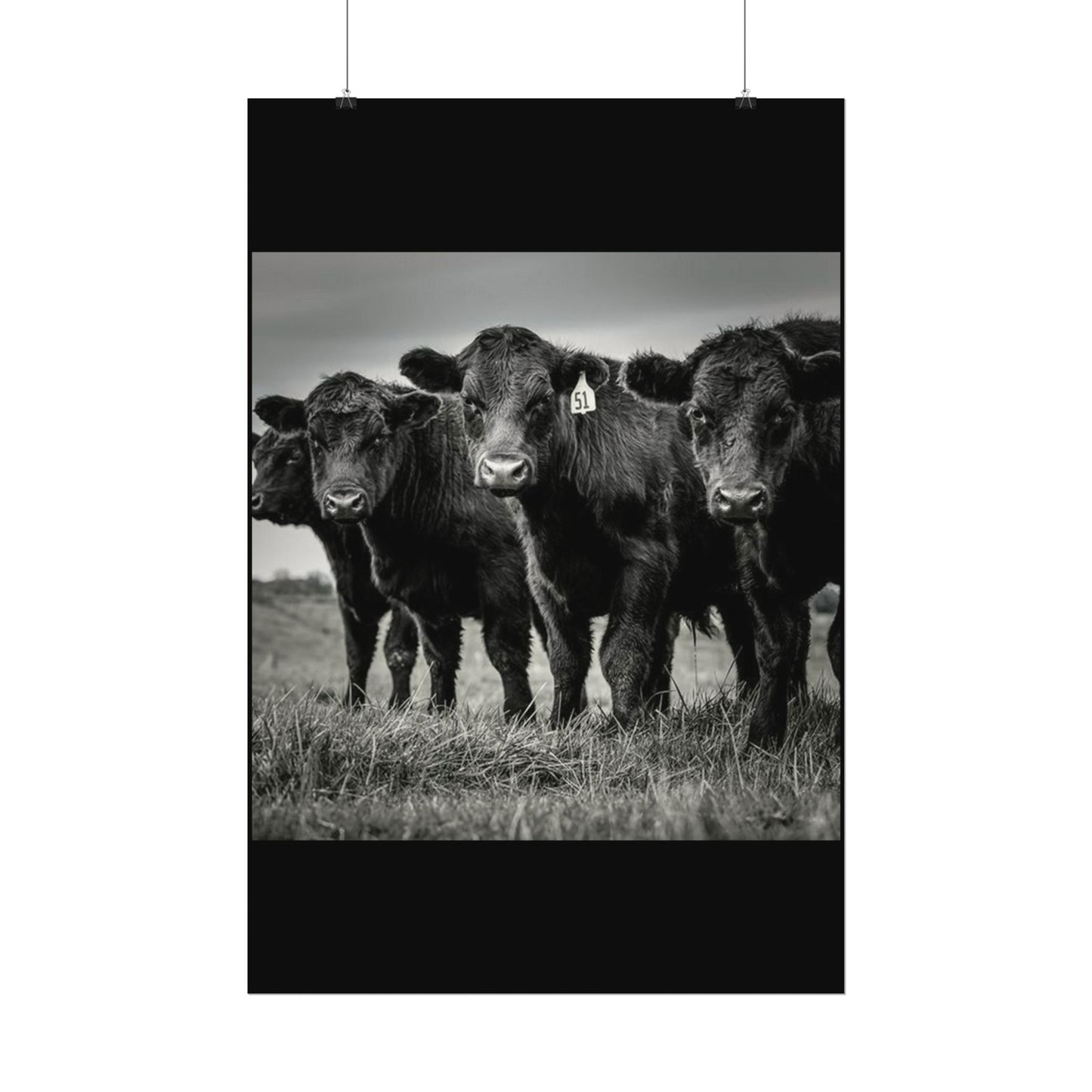 The Grazing Crew – Western Textured Watercolor Matte Posters