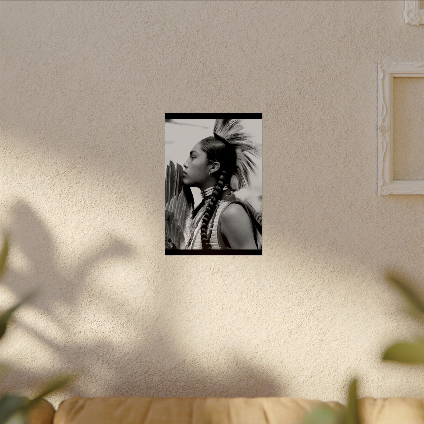 Soar High On Wings Like Eagles – Western Textured Watercolor Matte Posters