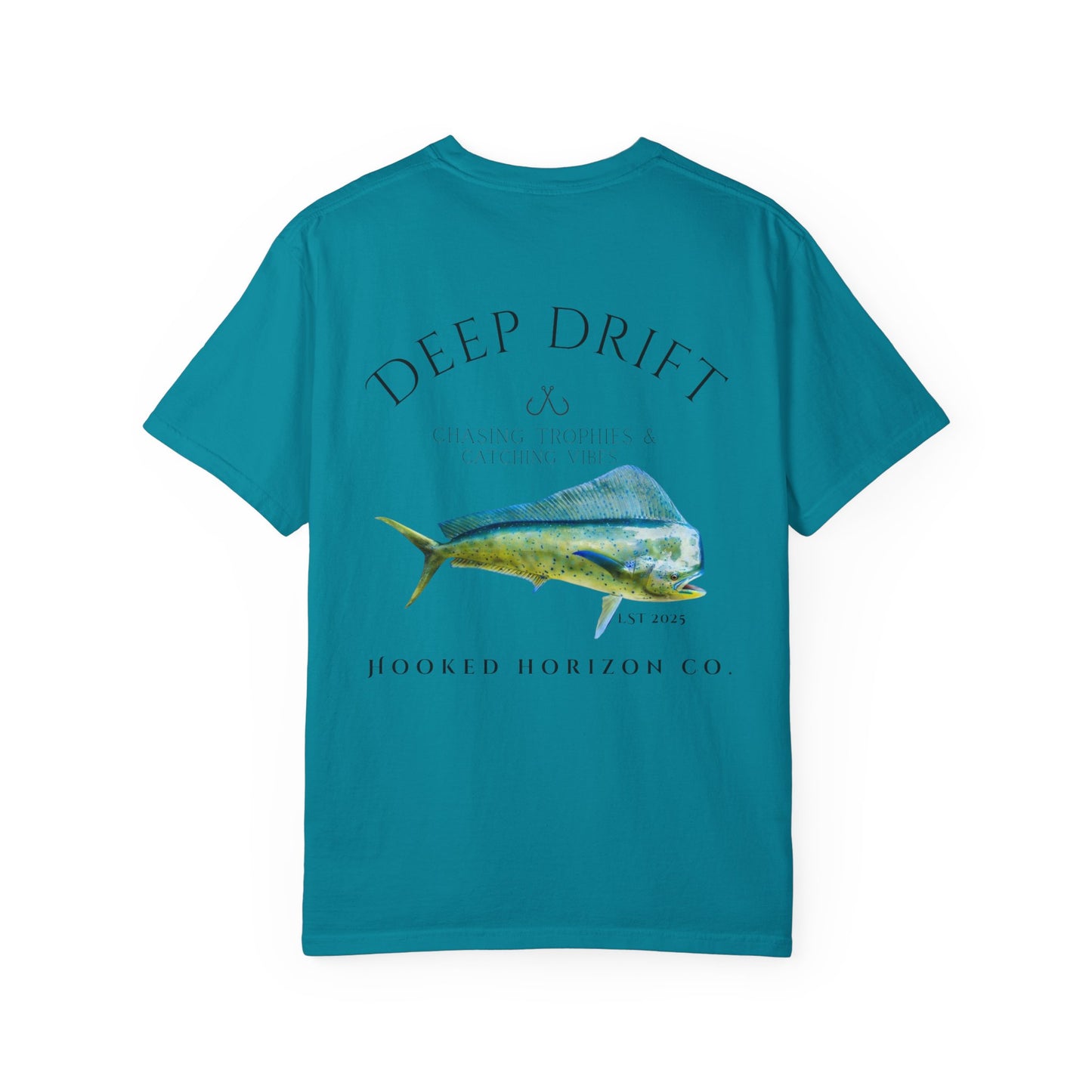Mahi Mahi Fishing T-shirt, Hooked Horizon Co, Angler Gifts