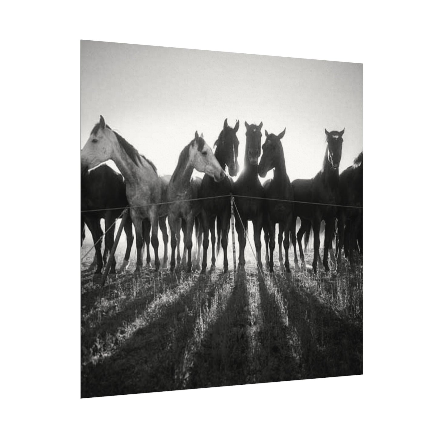 When Dawn Breaks – Western Textured Watercolor Matte Posters