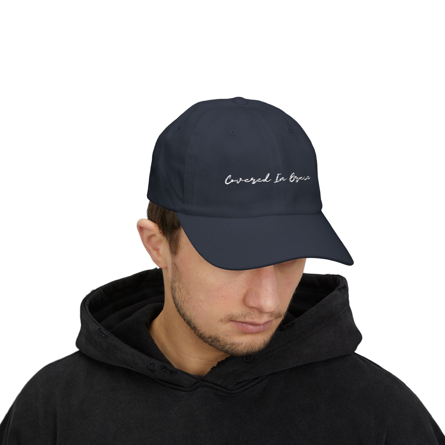 Covered In Grace Spiritual Dad Cap, Christian, Power by Jesus Cap, Casual Hat for Men, Everyday Wear, Perfect Gift for Everyone, God is Love