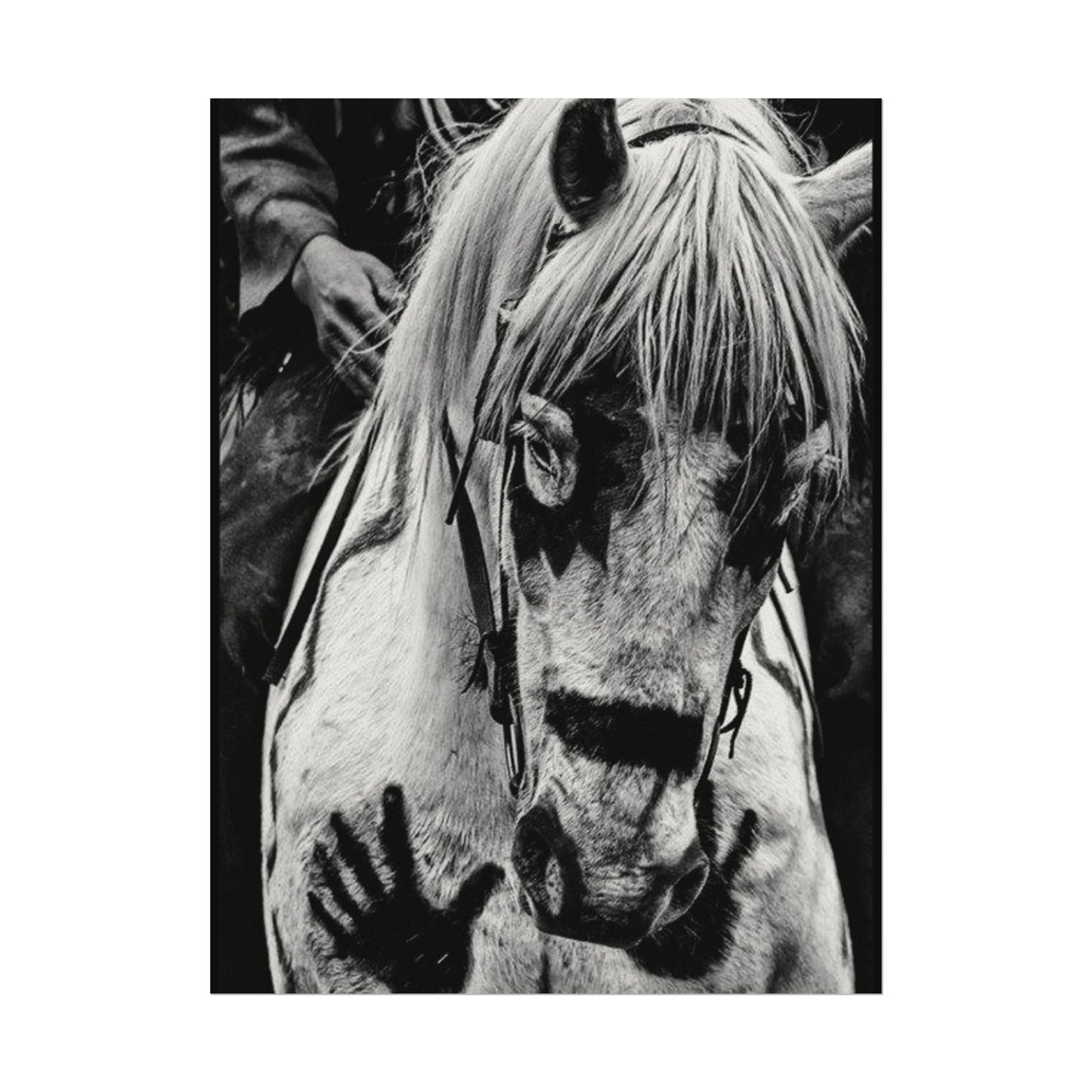 Storm Walker– Western Textured Watercolor Matte Posters