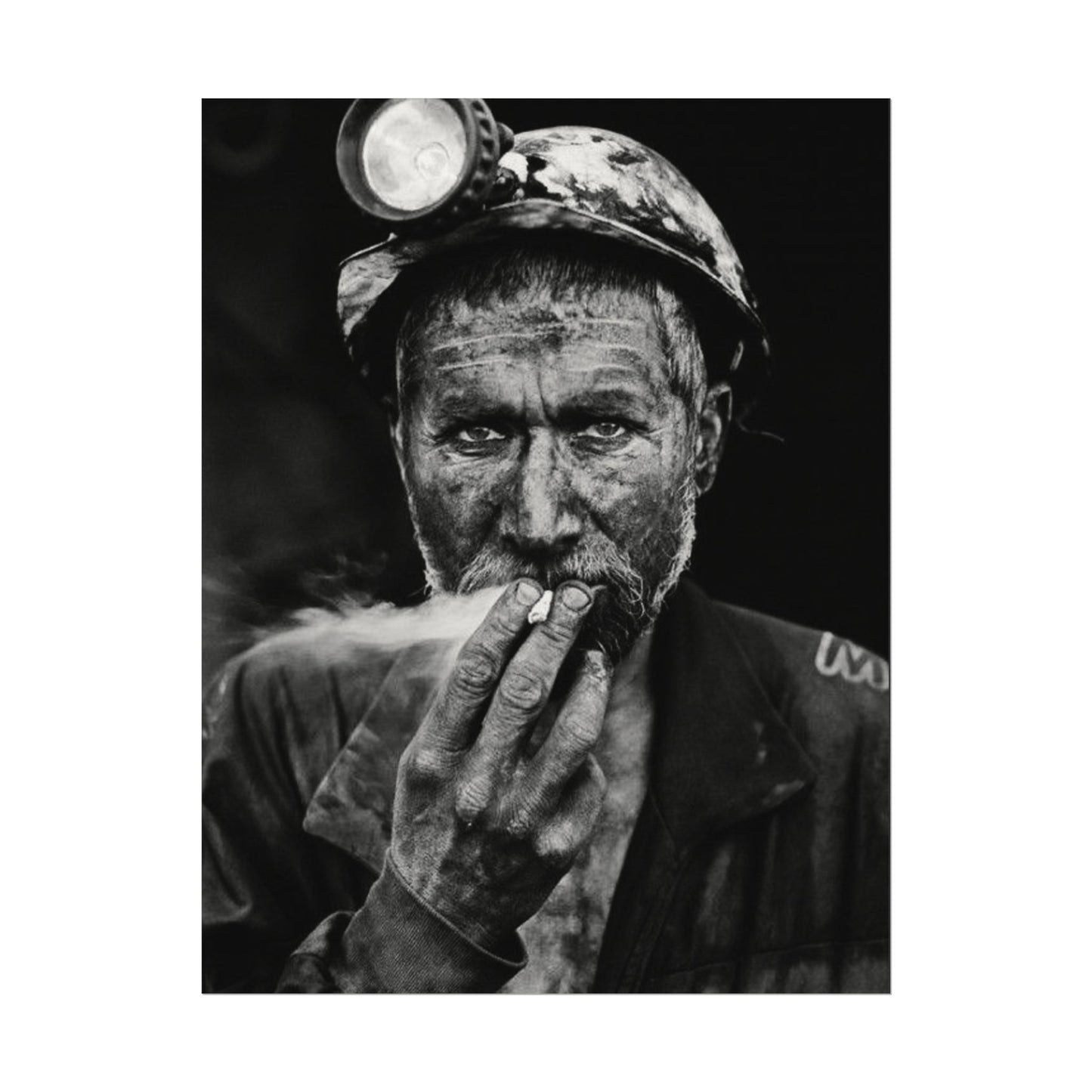 Fire & Coal – Western Textured Watercolor Matte Posters