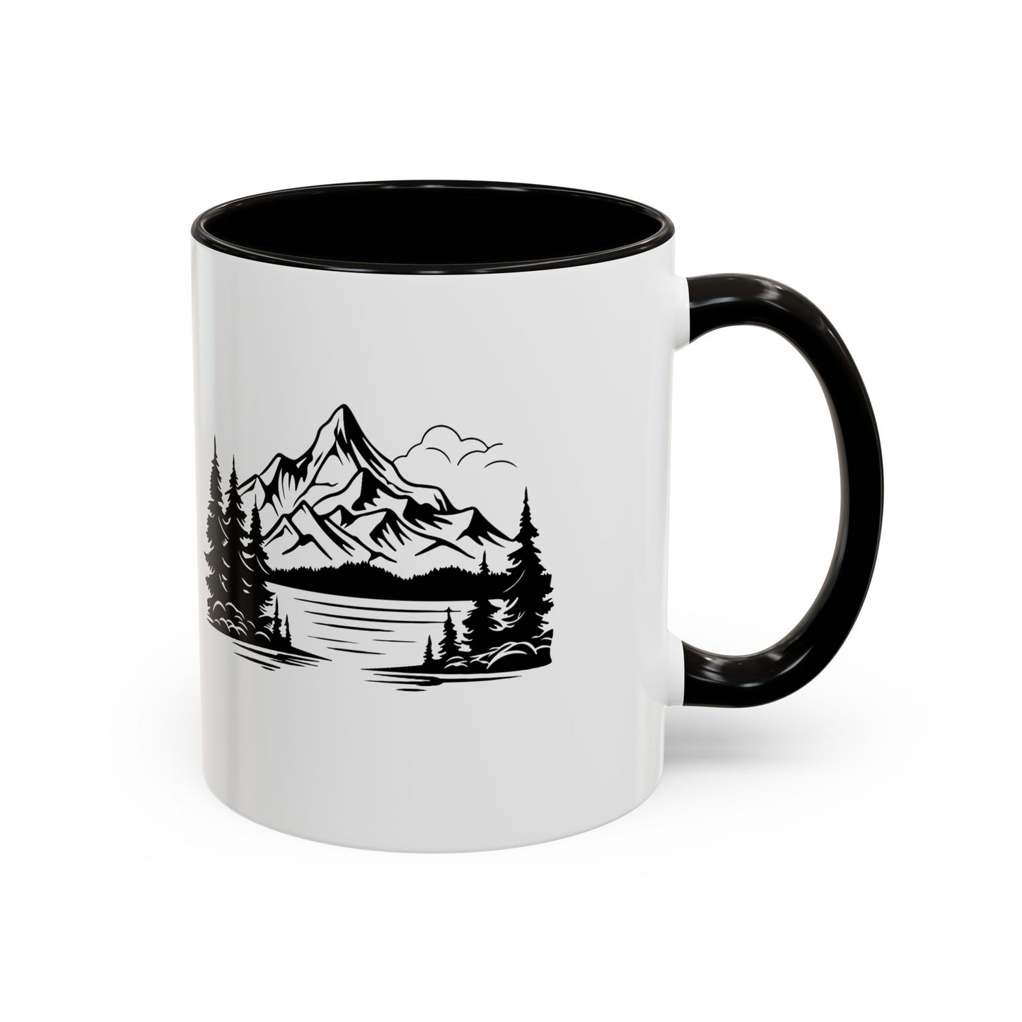 Mountain View Coffee Mug, Inspirational Nature Cup, Outdoor Lover Gift, Adventure Lover's Drinkware, Travel Mug
