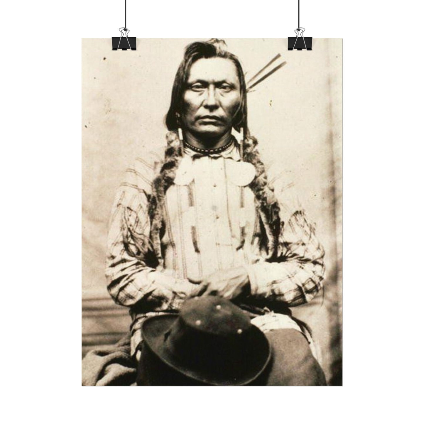 Shadow Warrior – Western Textured Watercolor Matte Posters