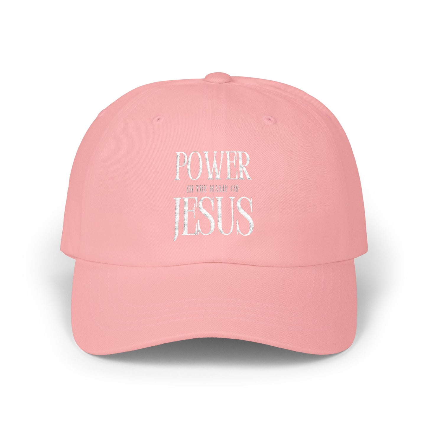 Inspirational Dad Cap, Power by Jesus Cap, Casual Hat for Men, Everyday Wear, Perfect Gift for Dads