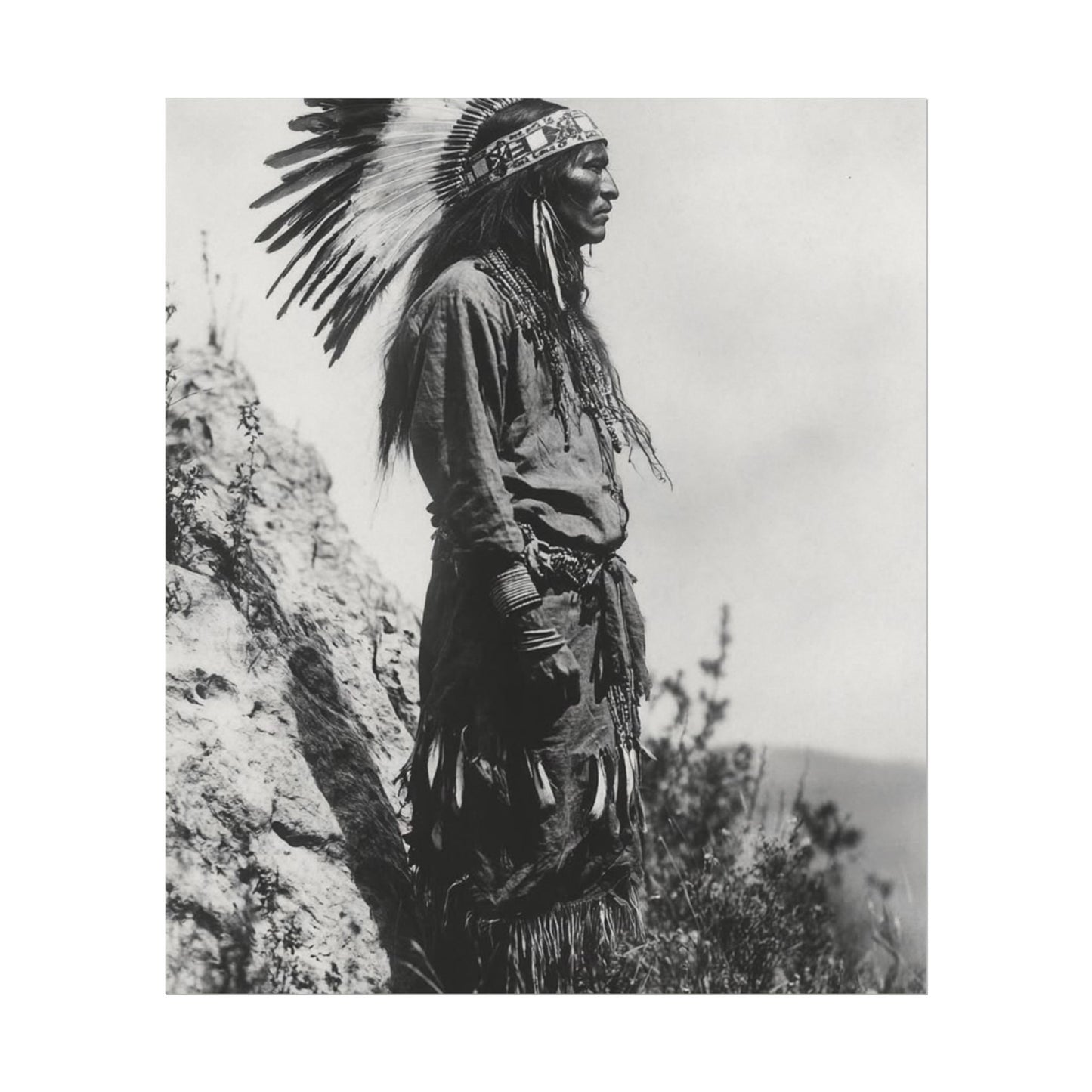 When The Wind Calls – Western Textured Watercolor Matte Posters