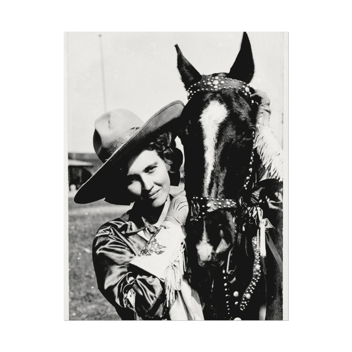 Steadfast Devotion – Western Textured Watercolor Matte Posters