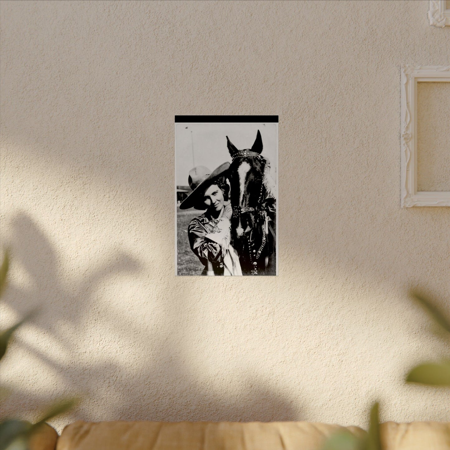 Steadfast Devotion – Western Textured Watercolor Matte Posters