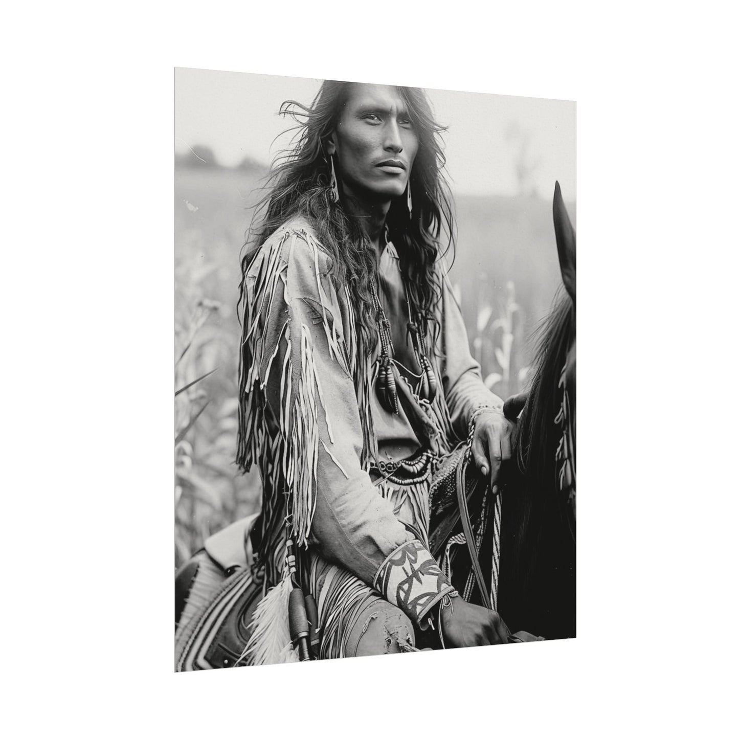 The Last Watchman– Western Textured Watercolor Matte Posters