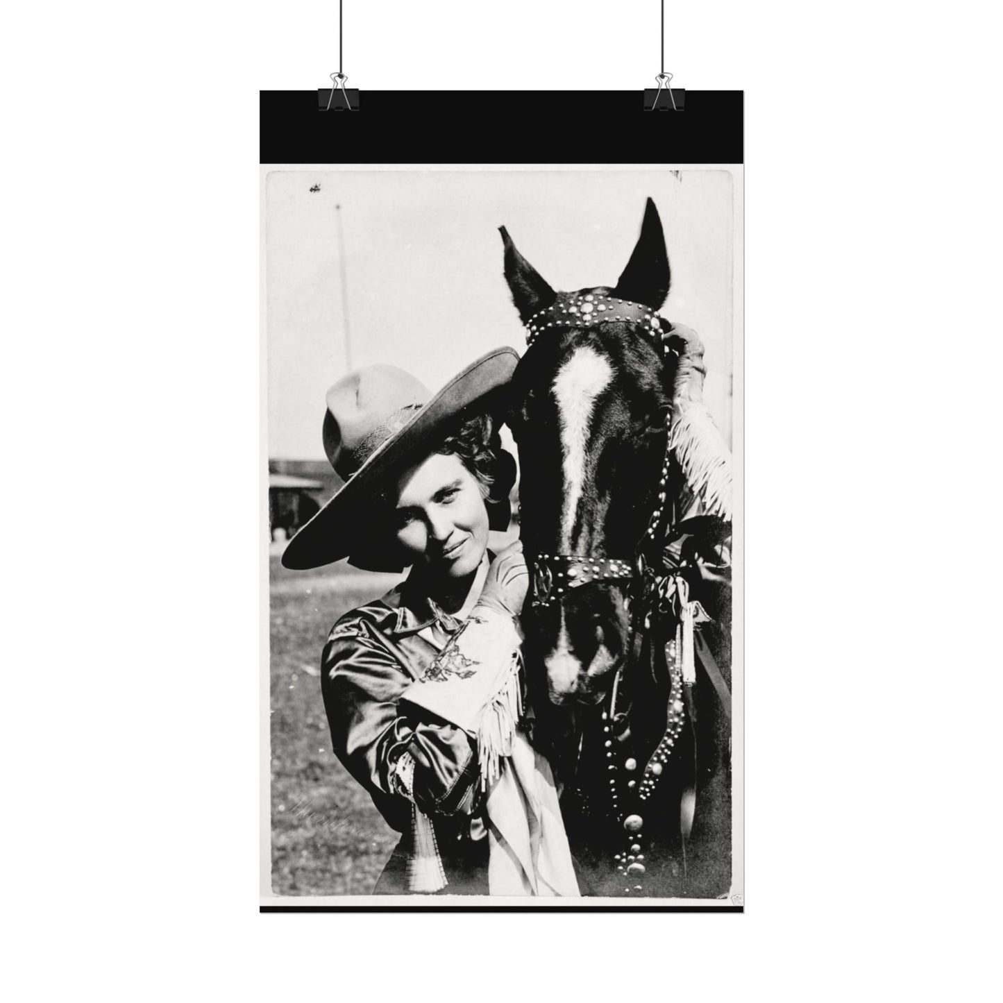 Steadfast Devotion – Western Textured Watercolor Matte Posters