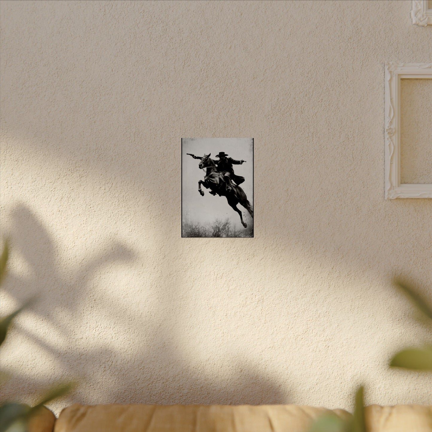 High Noon Pistols  – Western Textured Watercolor Matte Posters