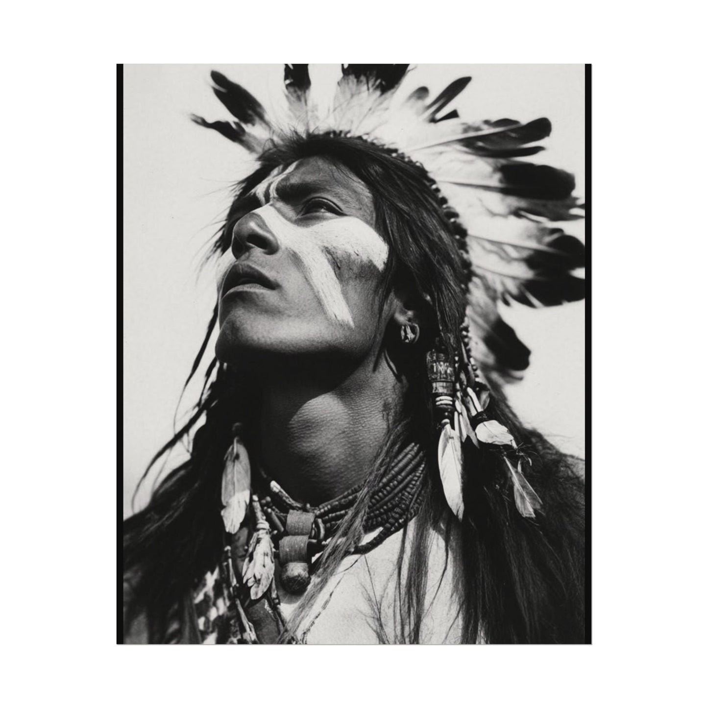 He Who Remembers – Western Textured Watercolor Matte Posters