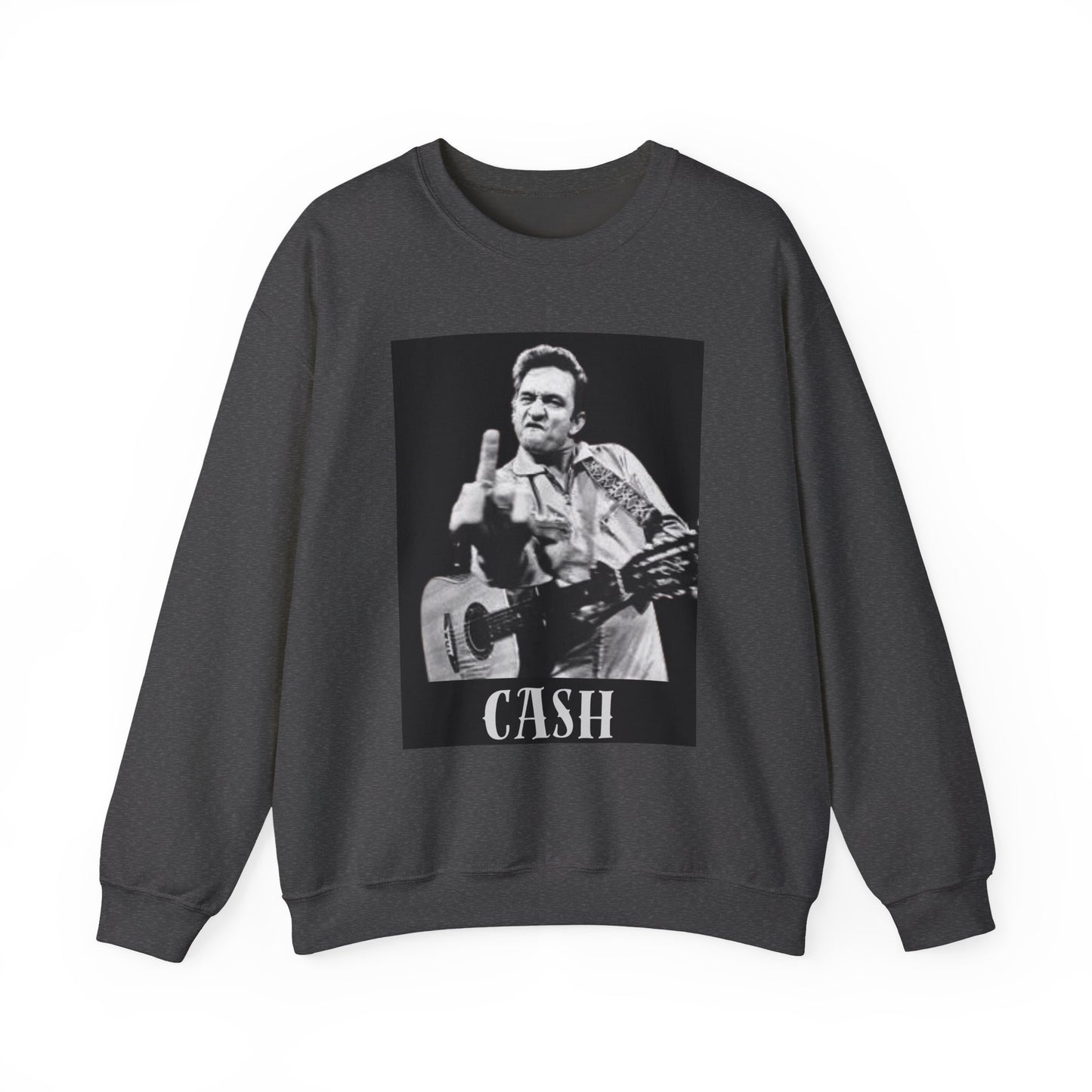 Vintage Cash Crewneck Sweatshirt | Retro Music Apparel, Rock Lover Gift, Unisex Cozy Top, Perfect for Concerts