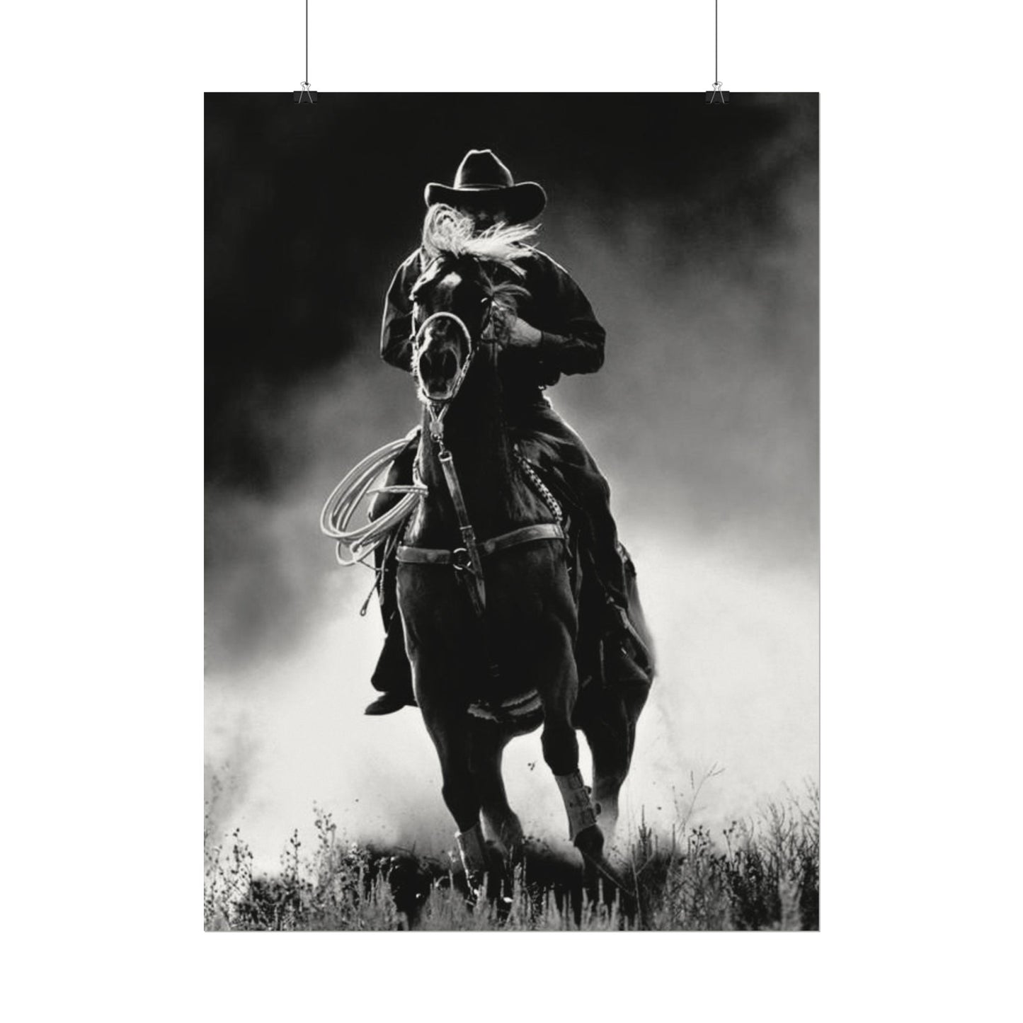 Untamed Dust & Thunder Textured Watercolor Matte Posters