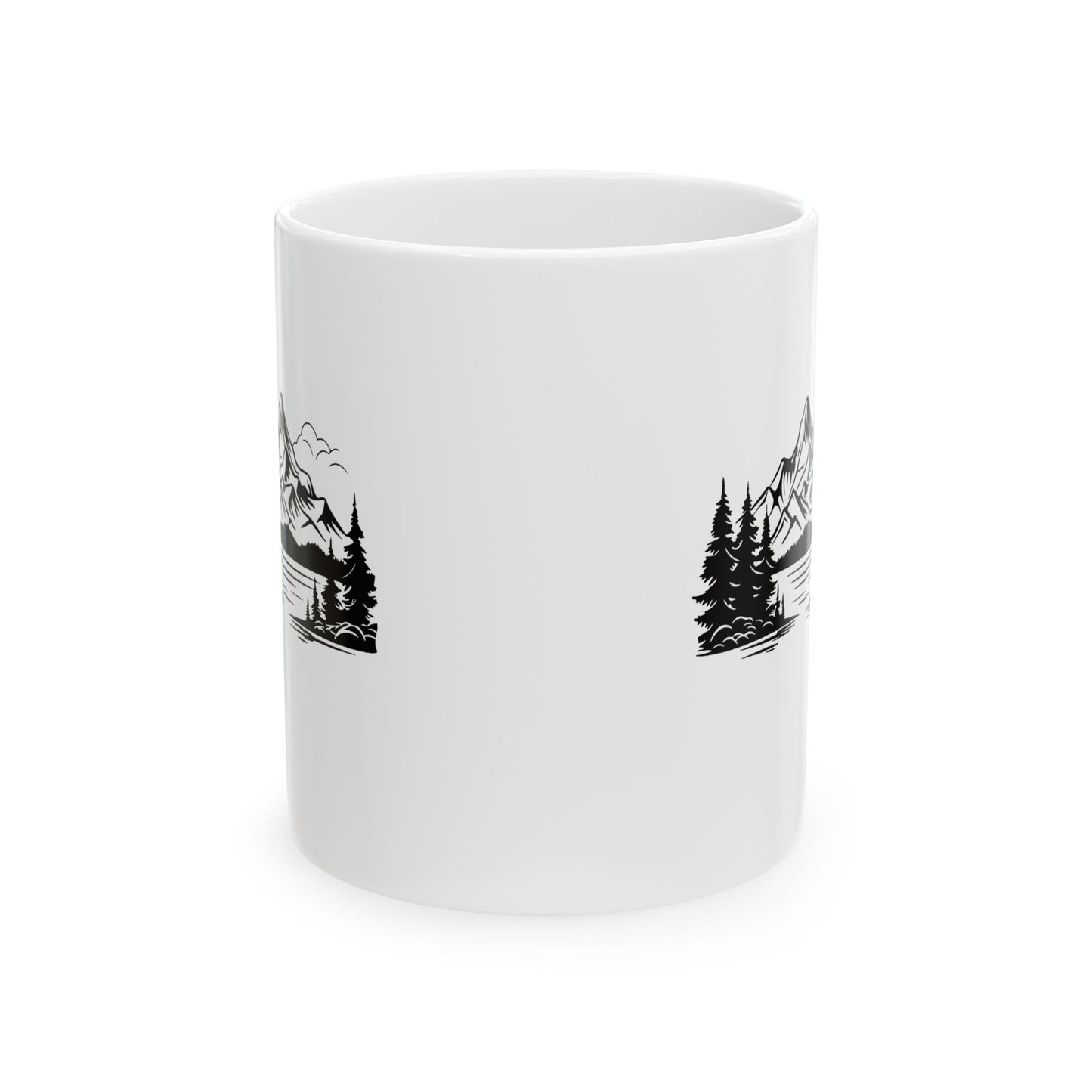 Mountain Adventure Ceramic Mug | Nature Lover Gifts, Hiking Coffee Cup, Cozy Home Decor, Gift for Her, Campfire Essential