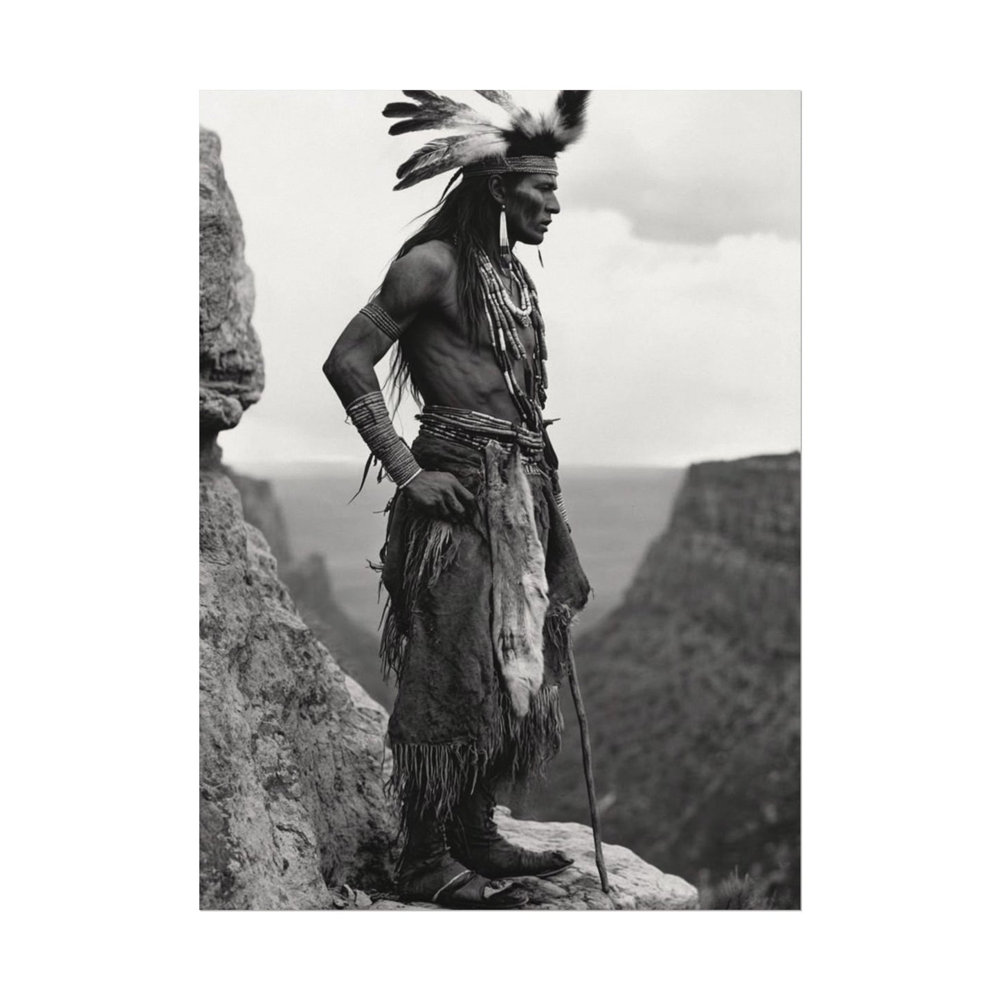 Sacred Horizons – Western Textured Watercolor Matte Posters