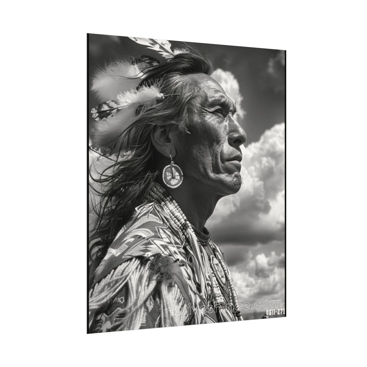 The Ancestral Winds Are Calling  – Western Textured Watercolor Matte Posters