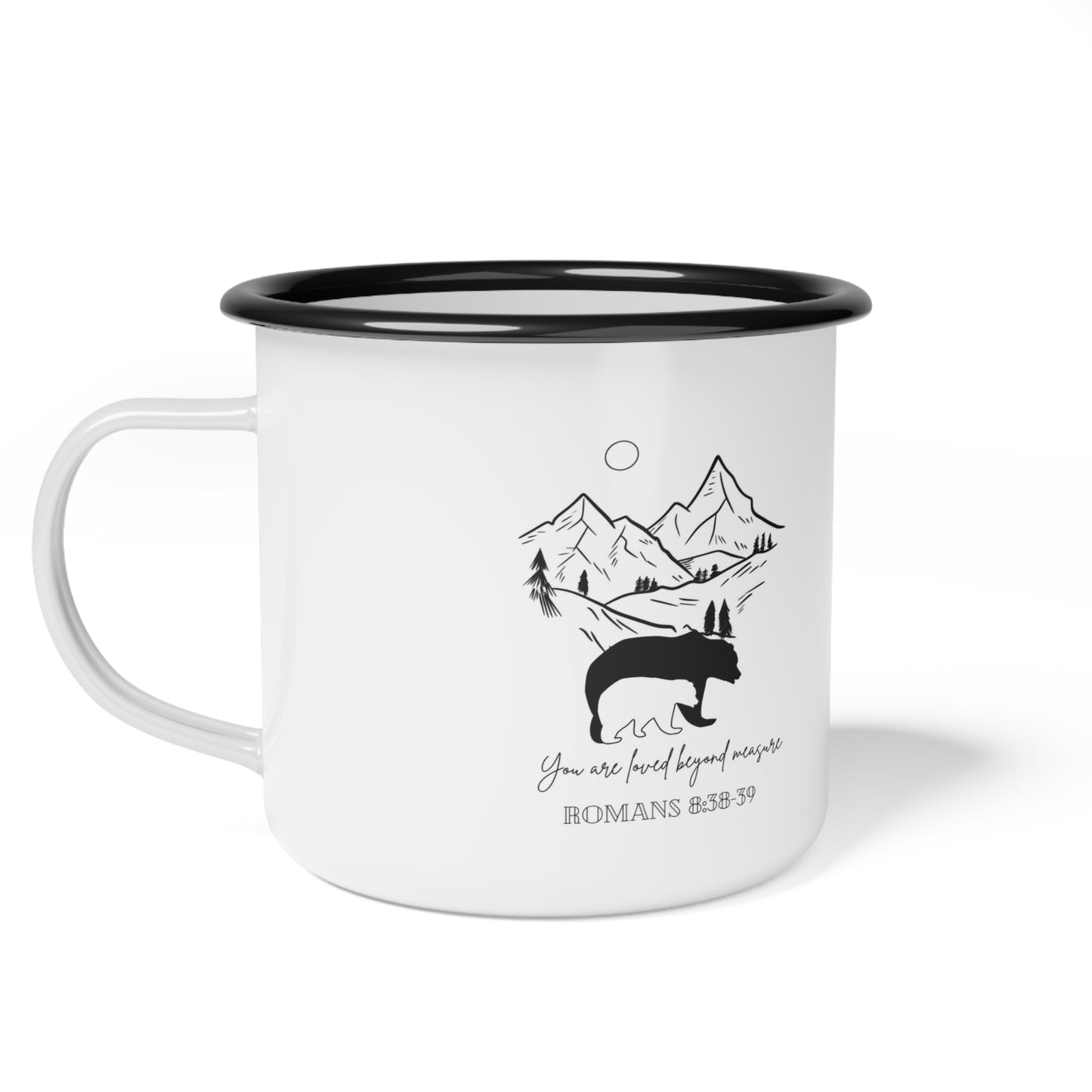 Floral Enamel Camp Cup | Lightweight Outdoor Mug, Perfect for Camping, Hiking, Picnics, Gift for Nature Lovers, Summer Vibes