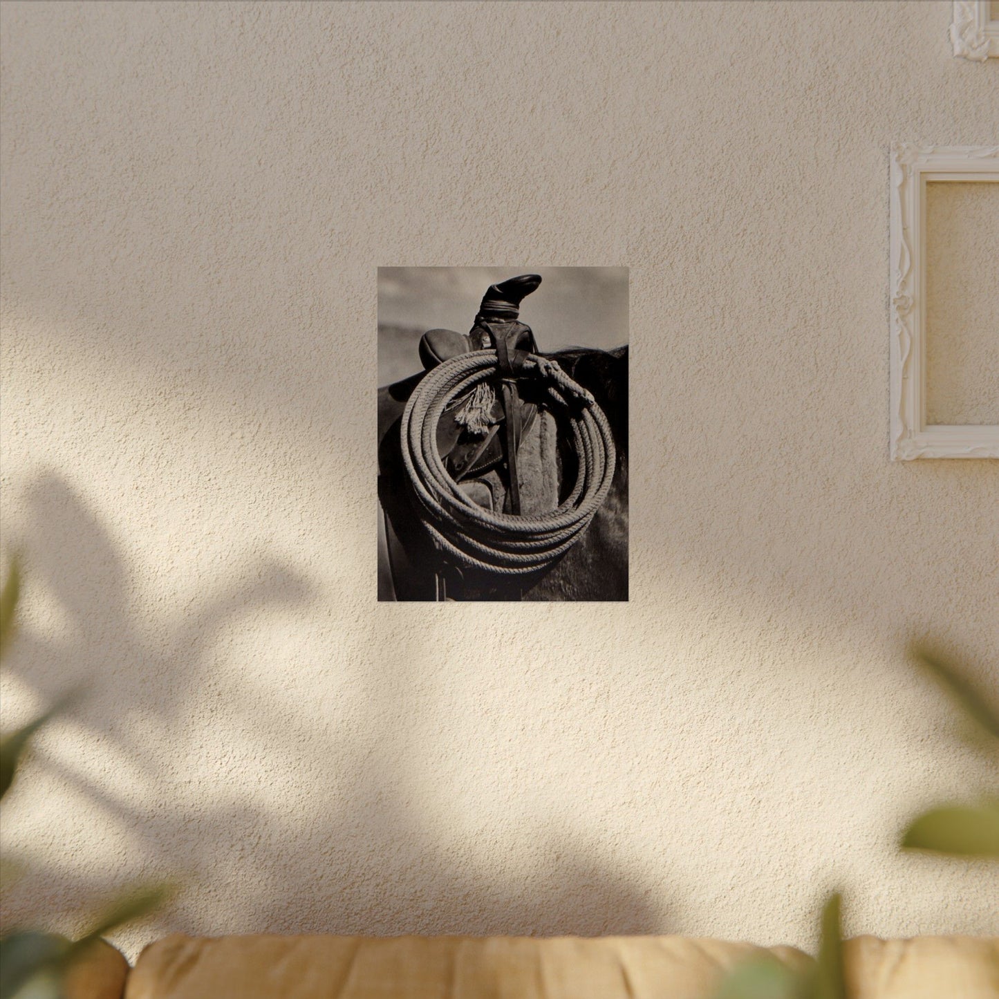 Rope & Leather – Western Textured Watercolor Matte Posters