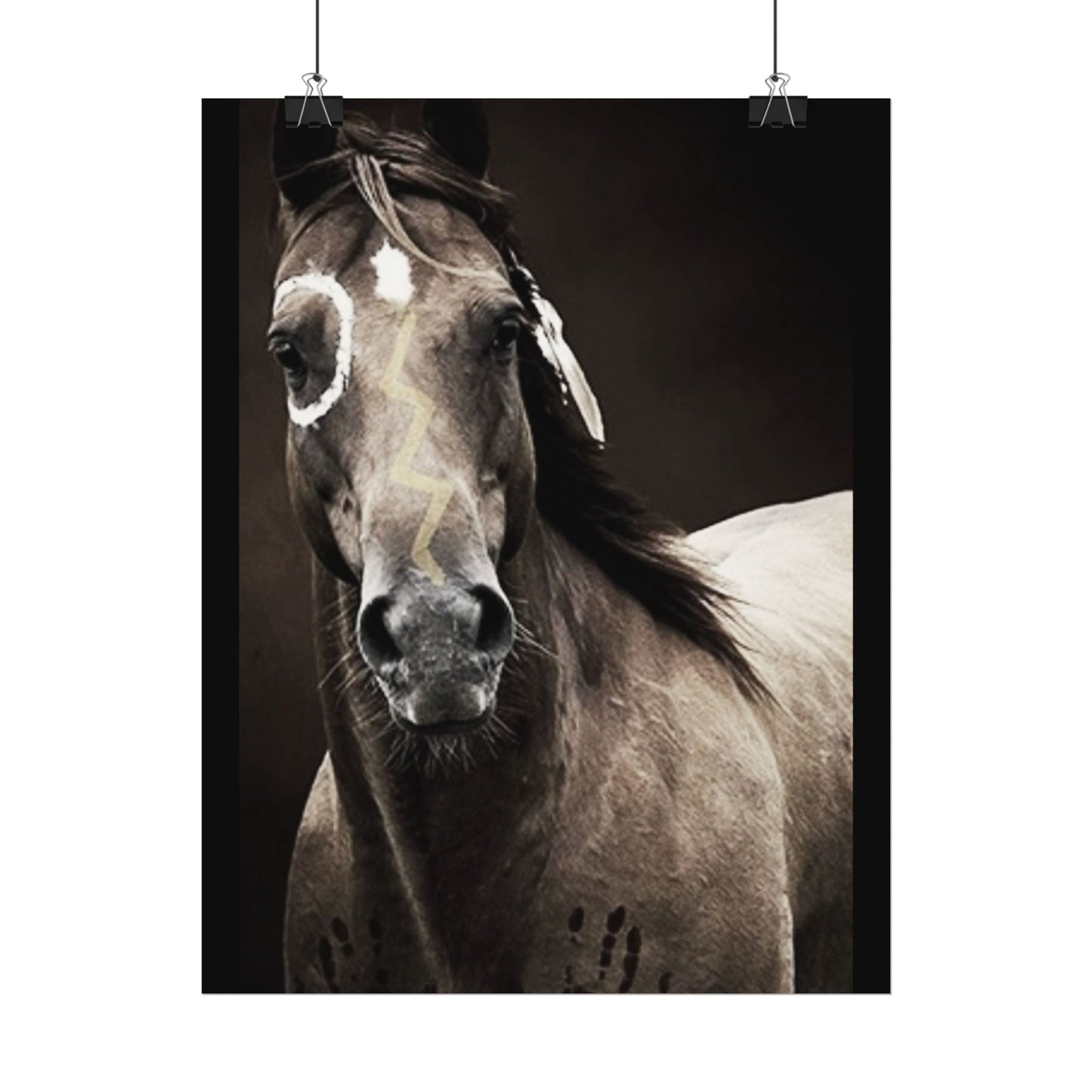 War Paint – Western Textured Watercolor Matte Posters