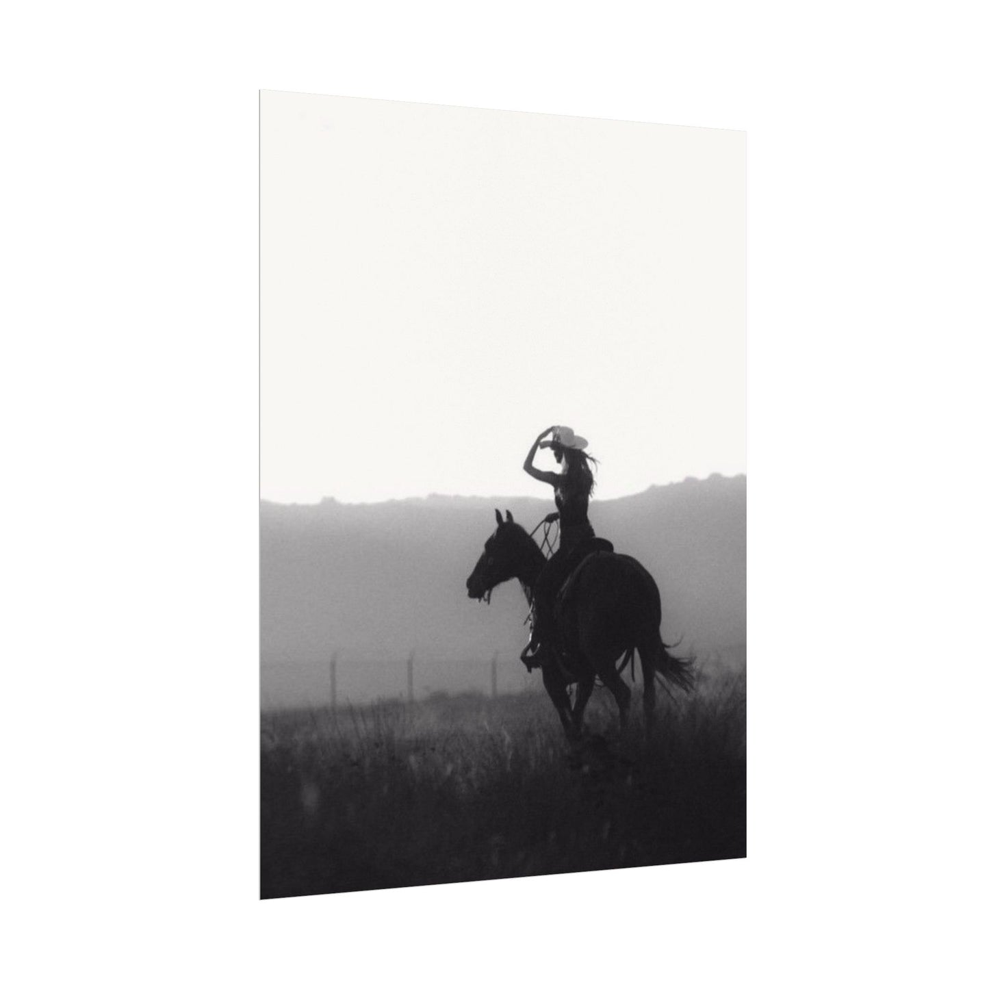 Timeless Beauty – Western Textured Watercolor Matte Posters