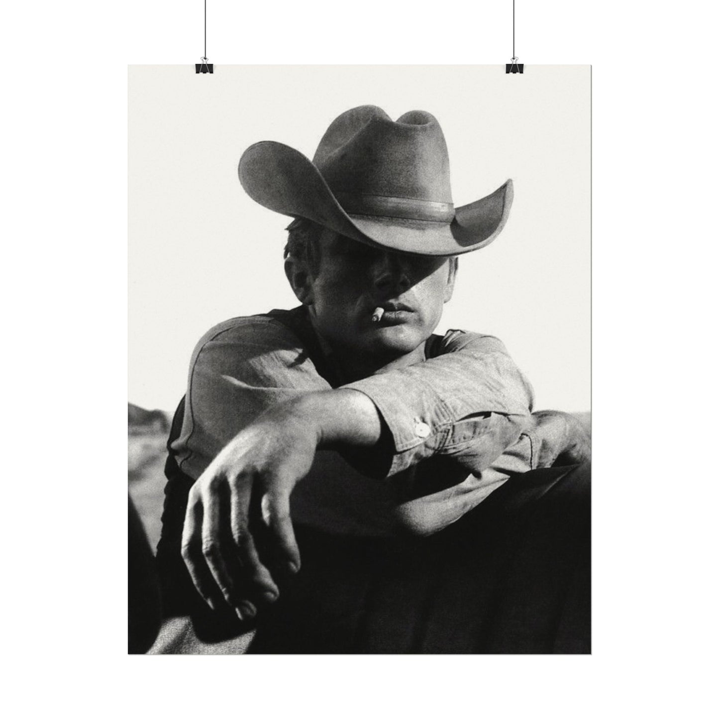 Sage & Smoke – Western Textured Watercolor Matte Posters