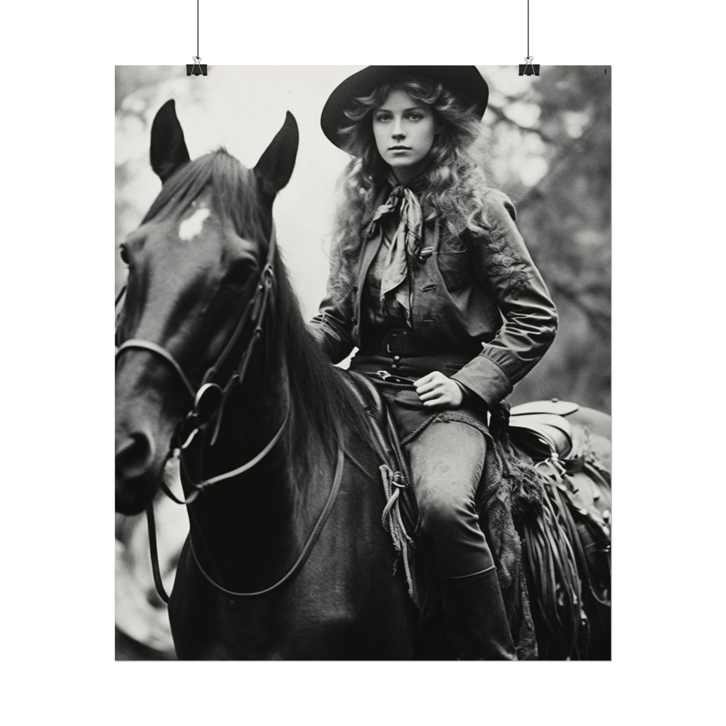 Legacy In Leather & Stone– Western Textured Watercolor Matte Posters