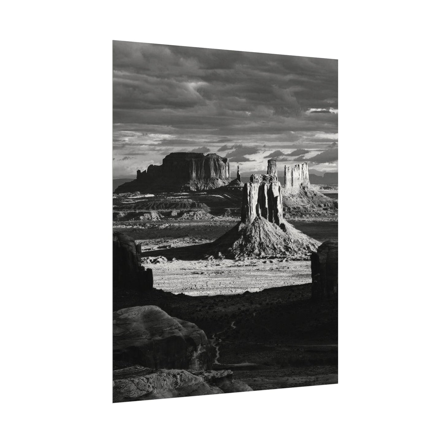 Vast Wonderland – Western Textured Watercolor Matte Posters