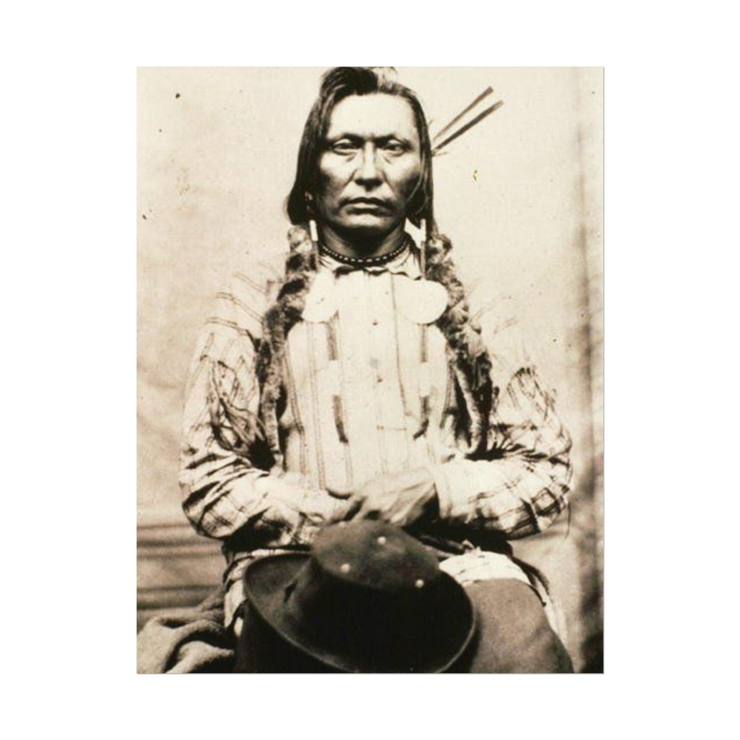 Shadow Warrior – Western Textured Watercolor Matte Posters