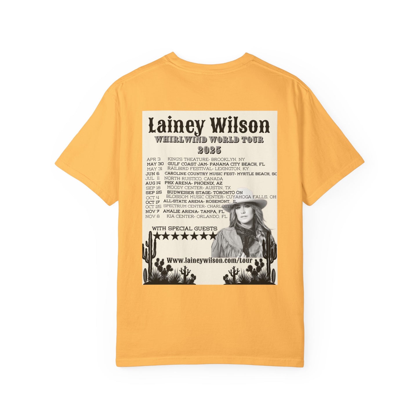 Desert Vibes Graphic Lainey T-Shirt, Boho Style Tee, Music Lover Shirt, Unisex Vintage Tee, Perfect Gift for Festivals & Concerts