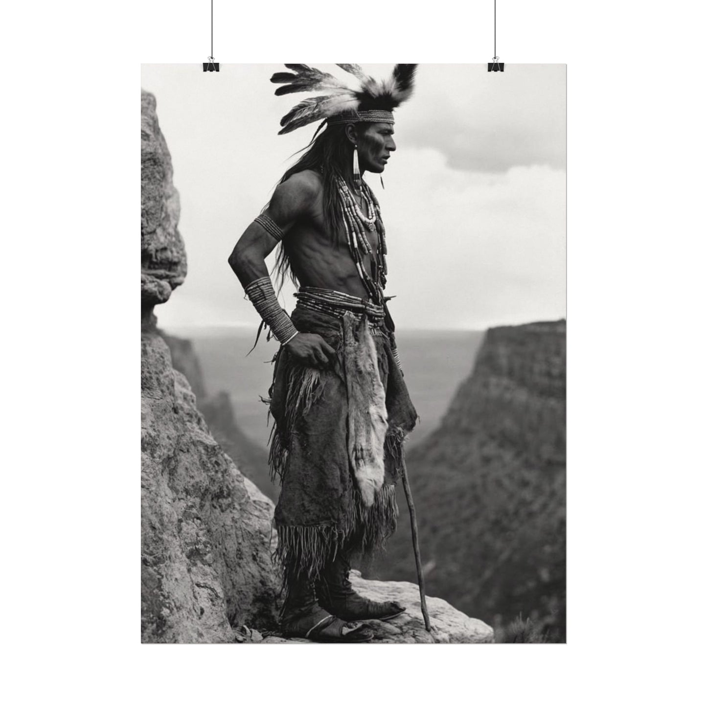 Sacred Horizons – Western Textured Watercolor Matte Posters