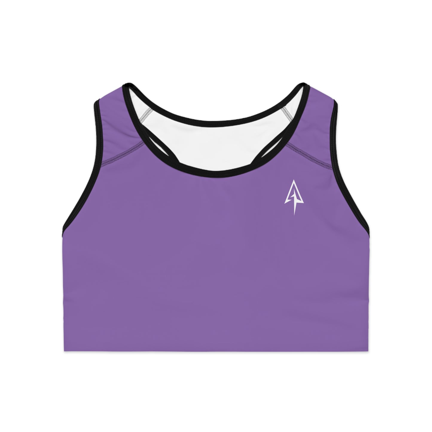 Arrow Ridge Light Purple Stylish Sports Bra for Active Women, Workout Top, Gym Essential, Fitness Apparel, Athleisure Wear, Yoga Gear
