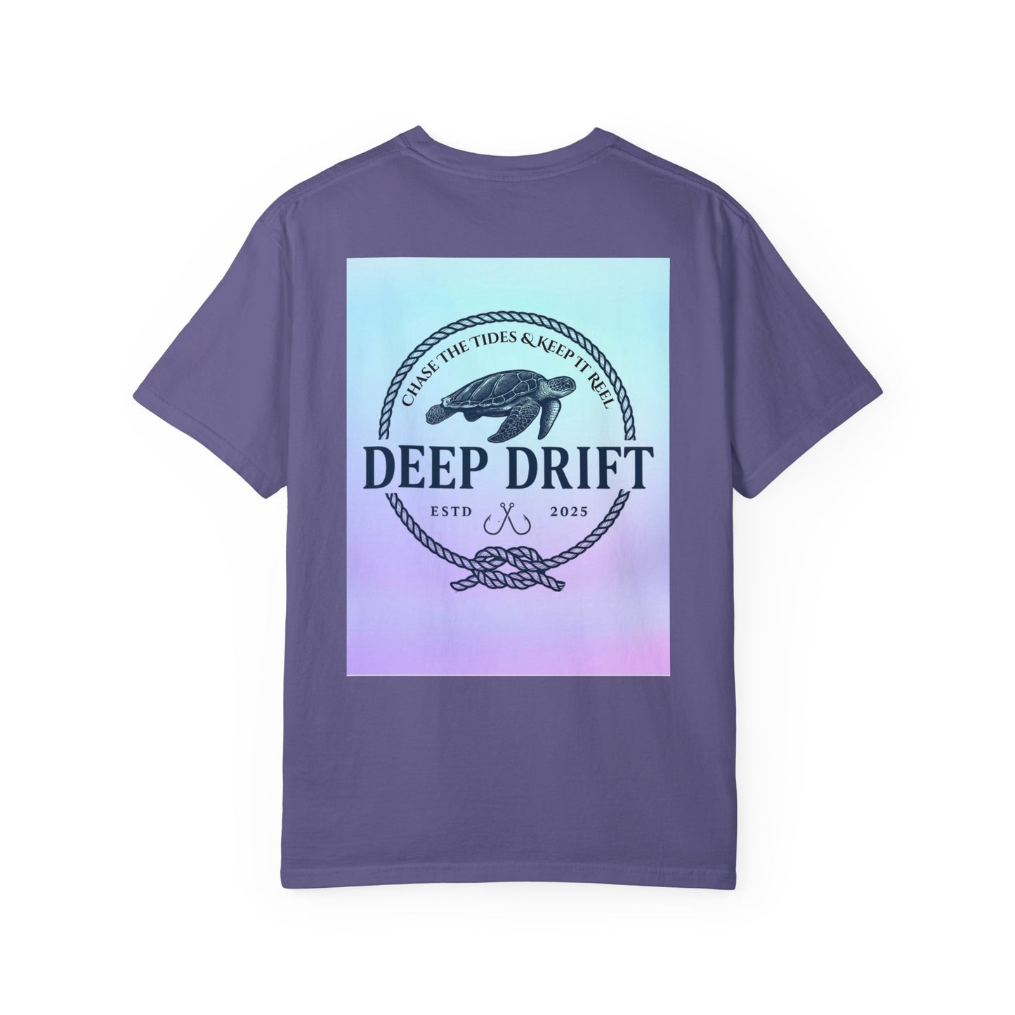 Turtle Ocean Tee, Deep Drift
