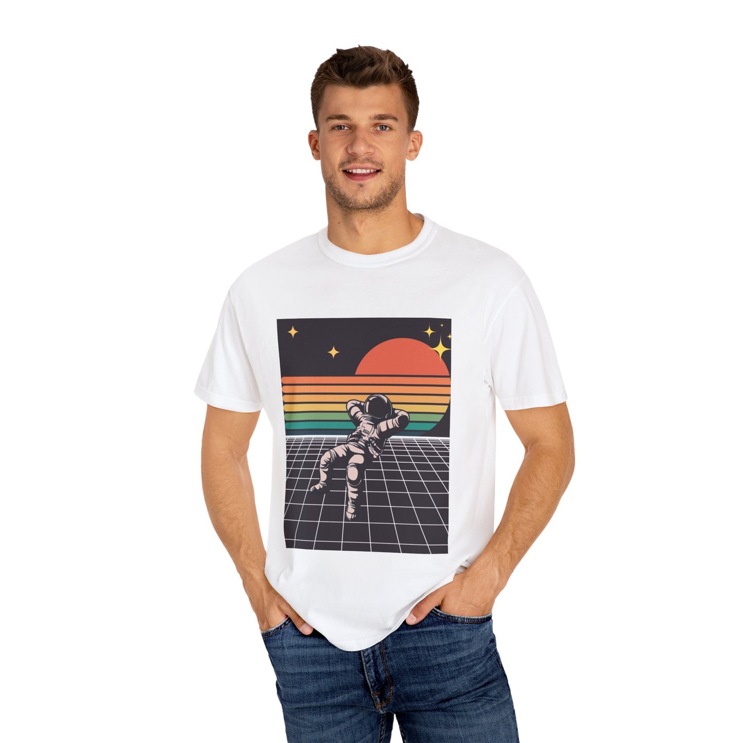 Astronaut Grid, Perfect for Space Enthusiasts, Concerts, Music Lovers, Festival Wear, Gift for Musicians, Casual Style