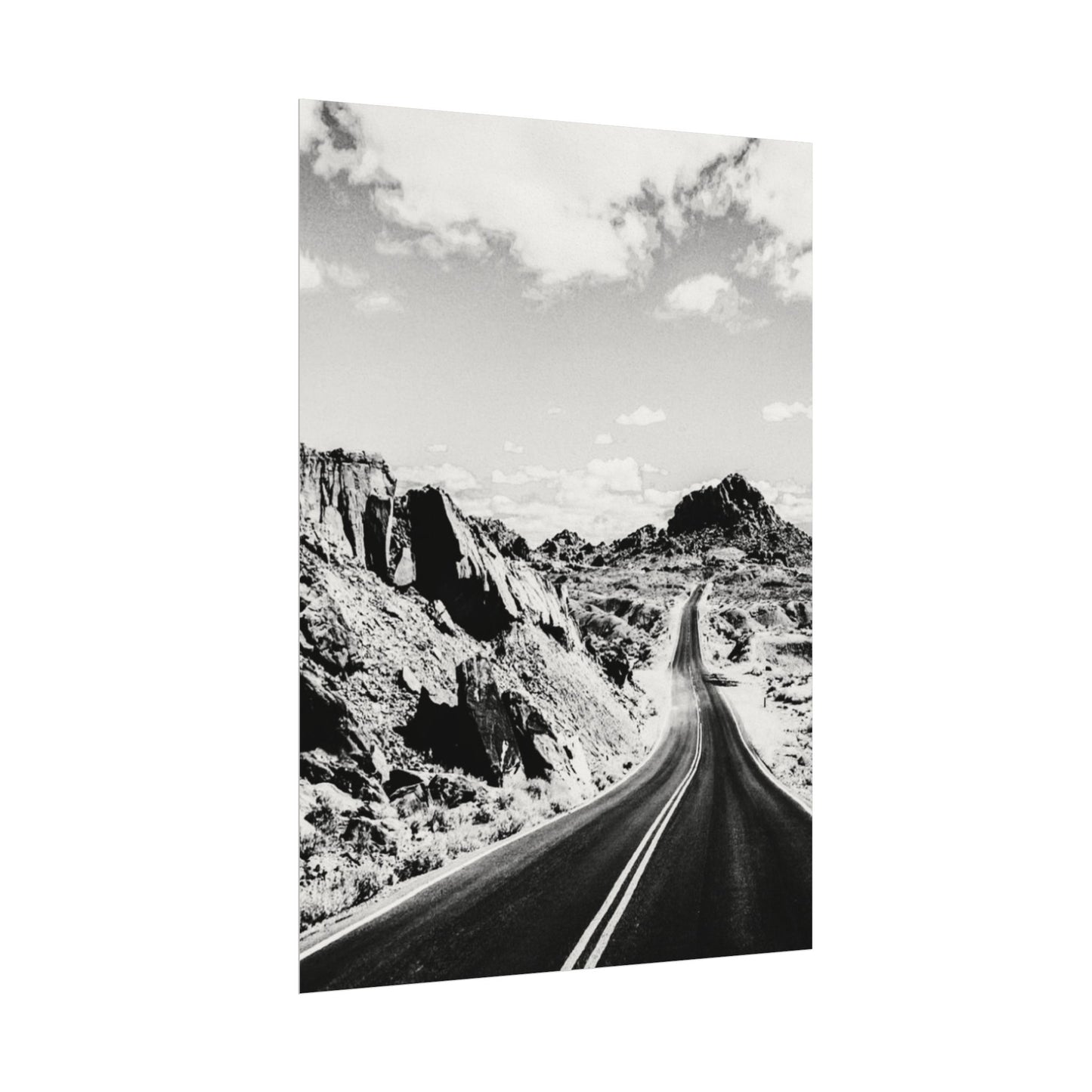 Adventure Awaits On The Open Road Textured Watercolor Matte Posters