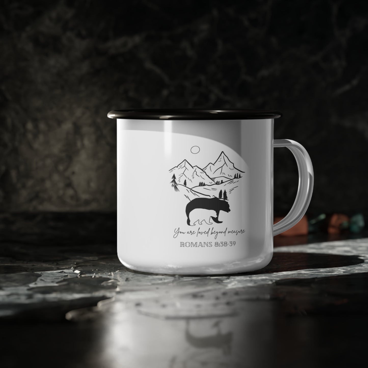 Floral Enamel Camp Cup | Lightweight Outdoor Mug, Perfect for Camping, Hiking, Picnics, Gift for Nature Lovers, Summer Vibes