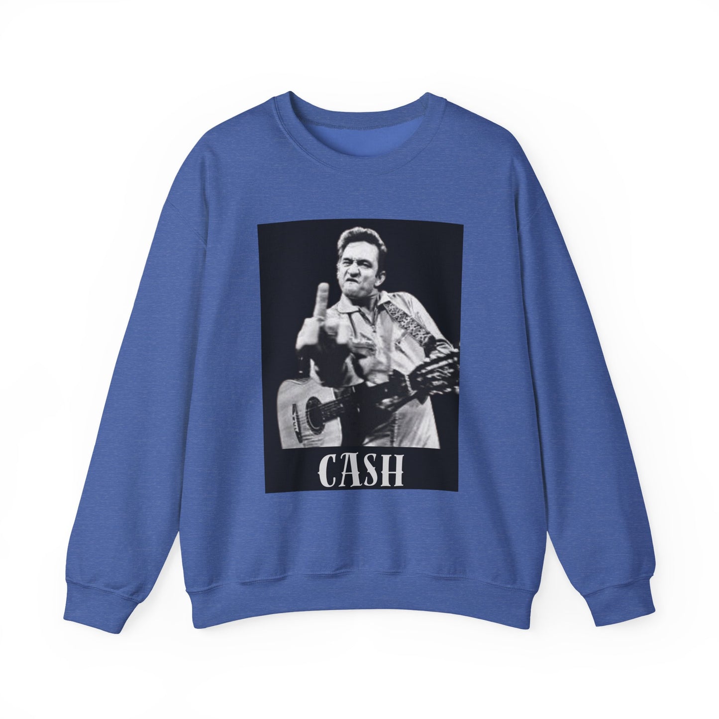 Vintage Cash Crewneck Sweatshirt | Retro Music Apparel, Rock Lover Gift, Unisex Cozy Top, Perfect for Concerts