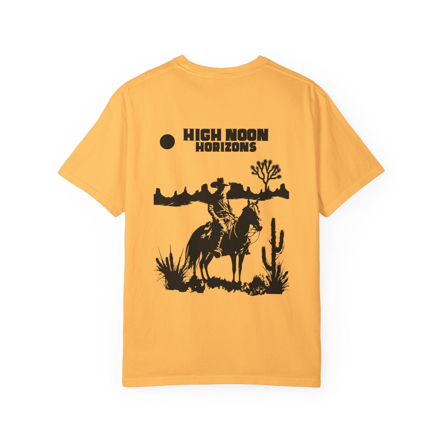 High Noon Horizons Mountain T-Shirt - Western Gift, Nature Lover Tee, Unisex Cotton Shirt