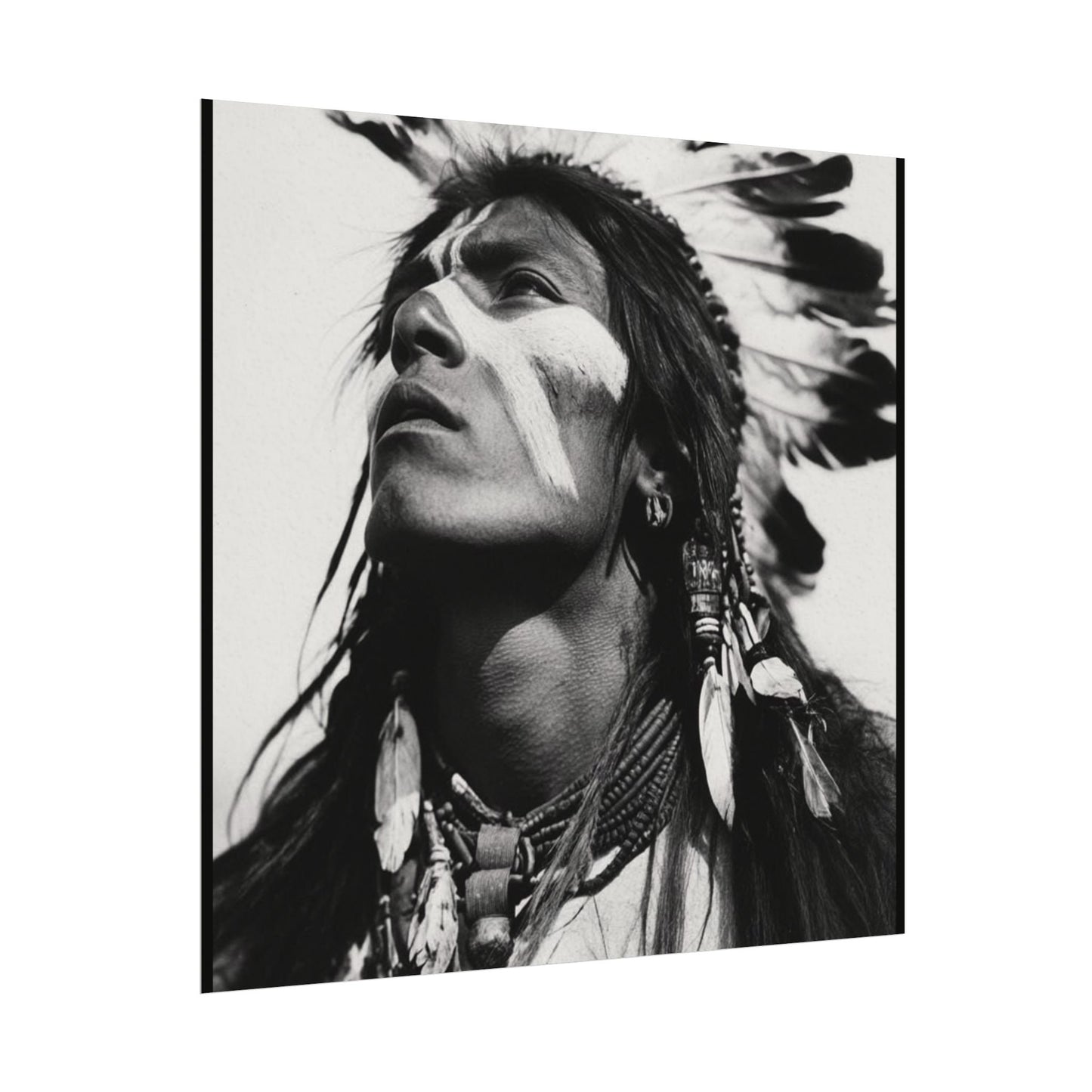 He Who Remembers – Western Textured Watercolor Matte Posters