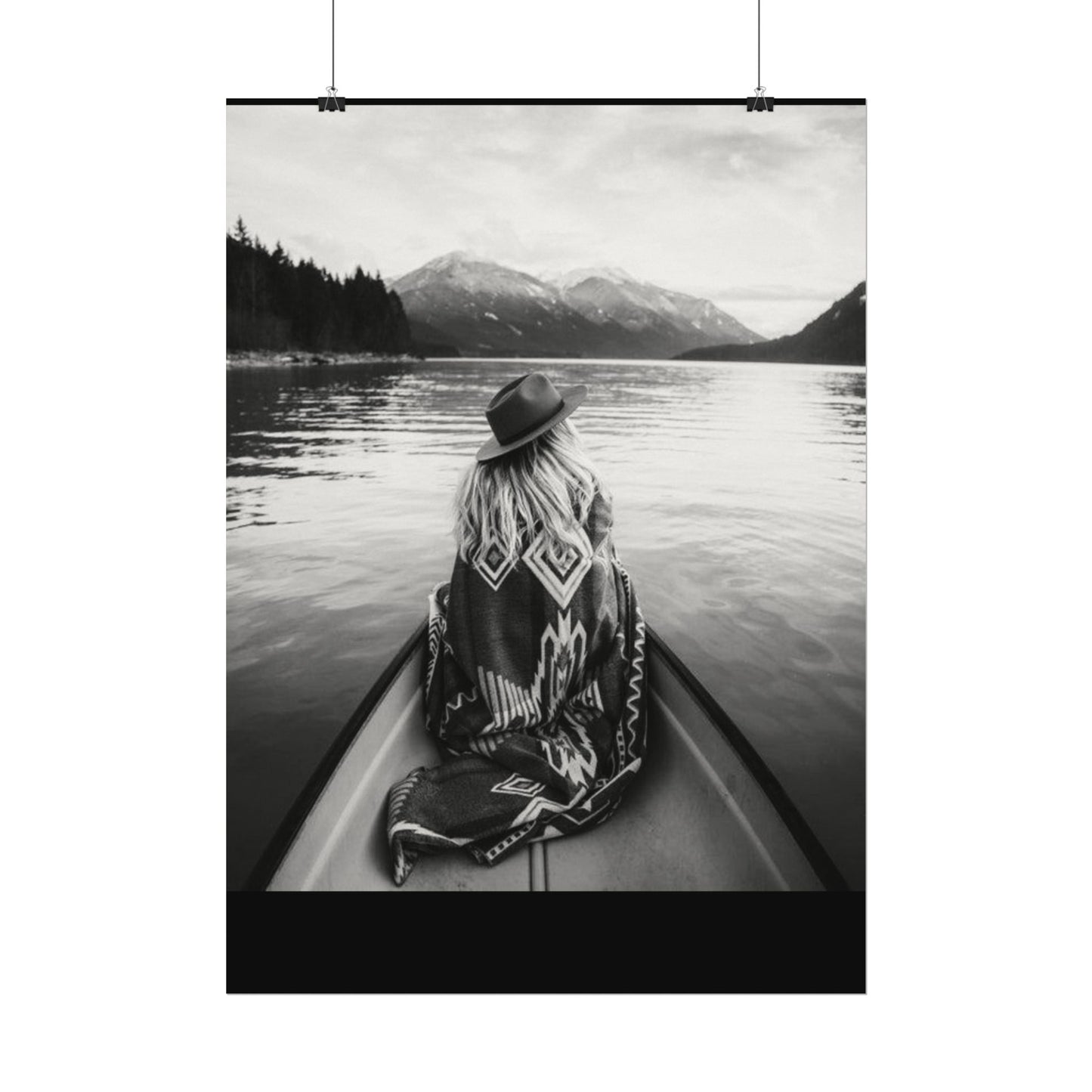 He Leads Me Beside Still Waters – Western Textured Watercolor Matte Posters
